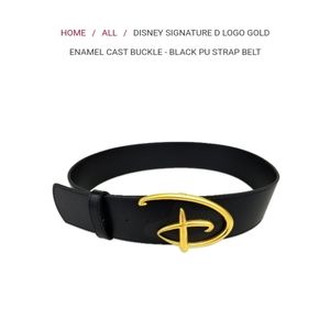 Disney Belt with Signature "D"